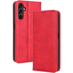 Mobigear Sensation Housse Samsung Galaxy A14 Etui Porte-Monnaie - Rouge