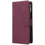 Mobigear Zipper Housse Samsung Galaxy Note 10 Lite Etui Porte-Monnaie - Rouge