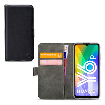 Mobilize Classic Gelly Wallet Huawei Y6p Étui Portefeuille - Noir