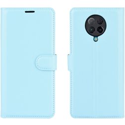 Mobigear Classic Housse POCO F2 Pro Etui Porte-Monnaie - Bleu