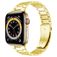 Mobigear Lissabon Bracelet Acier pour Apple Watch Fermeture boucle déployante - 49/46/45/44 mm - Or