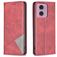 Mobigear Rhombus Slim Housse Motorola Moto G04 Etui - Rouge