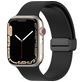 Mobigear Sport Mag Bracelet Silicone Apple Watch Fermeture magnétique - 42/41/40/38 mm - Noir