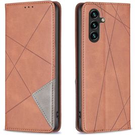Mobigear Rhombus Slim Housse Samsung Galaxy A56 Etui - Marron
