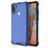 Mobigear Honeycomb Coque Samsung Galaxy A11 Coque arrière Rigide Anti-Chocs - Bleu