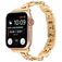 Mobigear Paris Bracelet Acier Apple Watch Fermeture boucle déployante - 42/41/40/38 mm - Or