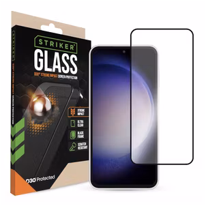 Striker Xtreme Impact Samsung Galaxy S23 FE Verre trempé Protection d'écran - Compatible Coque