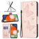 Mobigear Butterfly Housse Samsung Galaxy A13 4G Etui Porte-Monnaie - Rose doré