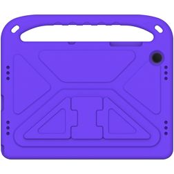 Mobigear AeroArmor Coque Samsung Galaxy Tab A9 Plus (2023) Coque de tablette pour enfants avec Poignée Enfants en EVA + Porte-crayon - Violet