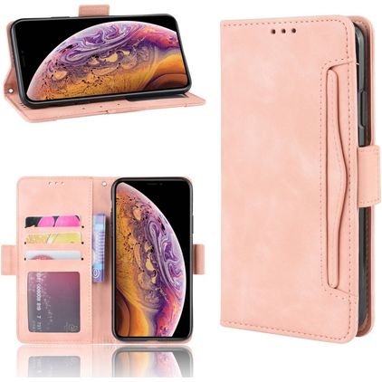 Mobigear Slide Wallet Housse iPhone 11 Etui Porte-Monnaie - Rose