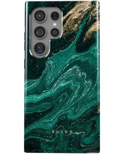 Burga Tough Coque Samsung Galaxy S24 Ultra Coque arrière Rigide Anti-Chocs - Emerald Pool