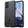 Mobigear Rugged Shield Coque Motorola Moto E22 Coque arrière en TPU Souple Anti-Chocs - Noir