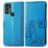 Mobigear Clover Housse TCL 305 Etui Porte-Monnaie - Bleu