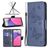 Mobigear Butterfly Housse Samsung Galaxy A33 Etui Porte-Monnaie - Bleu