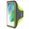 Mobiparts Comfort Fit Brassard Téléphone Samsung Galaxy S21 FE Brassard Coque de Sport en Neoprène - Neon Green
