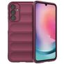 Mobigear Bumpy Coque Samsung Galaxy A24 Coque arrière en TPU Souple - Bordeaux
