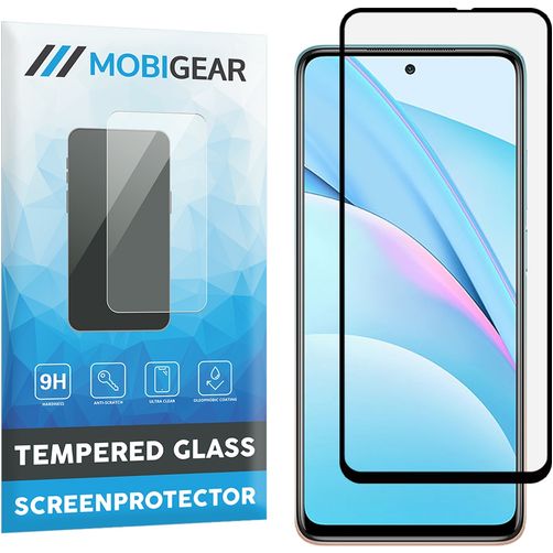 Mobigear Premium Xiaomi Mi 10T Lite Verre trempé Protection d'écran - Compatible Coque - Noir