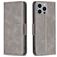 Mobigear Excellent Housse iPhone 15 Pro Max Etui Porte-Monnaie - Gris