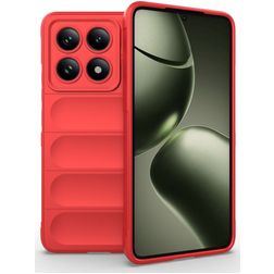 Mobigear Bumpy Coque Xiaomi 14T Coque arrière en TPU Souple - Rouge