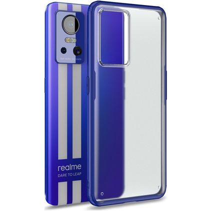 Mobigear Shockproof Realme GT Neo 3 Plastique rigide Coque arrière - Bleu foncé
