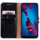 Mobigear Wallet Housse Huawei P20 Etui Porte-Monnaie - Noir
