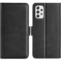 Mobigear Slim Magnet Housse Samsung Galaxy A23 Etui Porte-Monnaie - Noir