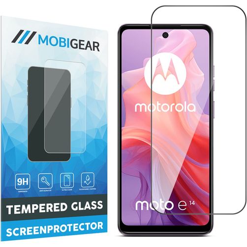 Mobigear Premium Motorola Moto E14 Verre trempé Protection d'écran - Compatible coque - Noir