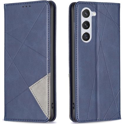 Mobigear Rhombus Slim Housse Samsung Galaxy S24 Etui - Bleu