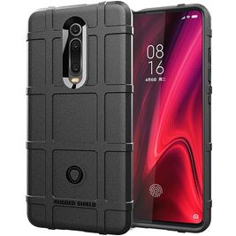 Mobigear Rugged Shield Coque Xiaomi Mi 9T Coque arrière en TPU Souple Anti-Chocs - Noir