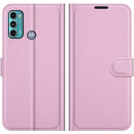 Mobigear Classic Housse Motorola Moto G60 Etui Porte-Monnaie - Rose