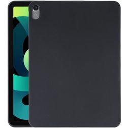 Mobigear Basics Coque iPad Air 4 (2020) Mince Coque arrière en en TPU Souple - Noir