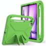 Mobigear AeroArmor Coque iPad Air 13 Pouces (2025) Coque de tablette pour enfants avec Poignée Enfants en EVA + Porte-crayon - Vert