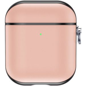 Valenta Snap Coque Apple AirPods 1 Coque en Cuir Véritable - Rose