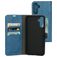 Mobiparts Classic Wallet Housse Samsung Galaxy A14 Etui Porte-Monnaie - Steel Blue