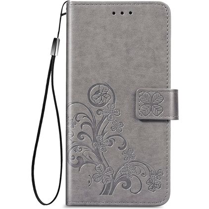 Mobigear Clover Housse Samsung Galaxy A52s 5G Etui Porte-Monnaie - Gris