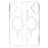 Mobiparts Hardcover Coque Transparente iPhone 16 Plus MagSafe Coque arrière Rigide - Transparent