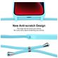 Mobigear Lanyard iPhone 14 Coque avec cordon en Silicone - Bleu