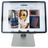 Valenta Aluminum Foldable Support de tablette - Argent Universel