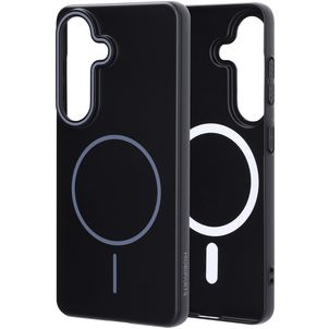 Mobiparts Slim Line Coque Samsung Galaxy S26 MagSafe Coque arrière Rigide - Onyx Black