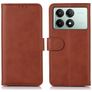 Mobigear Wallet Housse POCO X6 Pro Etui Porte-Monnaie - Marron