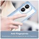 Mobigear Crystal Coque ASUS Zenfone 9 Coque arrière Rigide - Transparent / Bleu