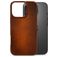 Mobilize Premium Coque iPhone 16 Pro MagSafe Coque arrière en Cuir Véritable - Burned Cognac