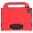 Mobigear Diamond Coque iPad Pro 11 Pouces (2022) Coque de tablette pour enfants avec Poignée Enfants en EVA - Rouge