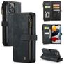 Caseme C30 Housse iPhone 13 Pro Etui Porte-Monnaie - Noir