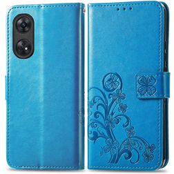 Mobigear Clover Housse OPPO Reno 8T 4G Etui Porte-Monnaie - Bleu