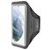 Mobiparts Comfort Fit Brassard Téléphone Samsung Galaxy S21 Brassard Coque de Sport en Neoprène - Noir