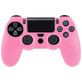 Mobigear Classic Coque Playstation 4 controller Thin Coque en Silicone Souple - Rose