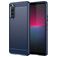 Mobigear Brushed Slim Sony Xperia 10 V TPU souple Coque arrière - Bleu