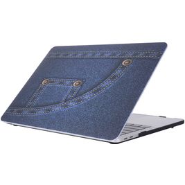Mobigear Denim MacBook Pro 15 Pouces (2016-2019) Coque - Model 4 - Model A1707 / A1990