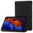 Mobigear Tri-Fold Gel Samsung Galaxy Tab S11 TPU / Similicuir Étui - Noir